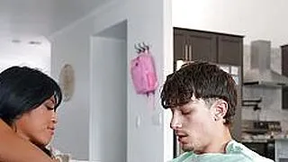 Easter bunny did not bring huge tits Asian stepmom MILF any sperm