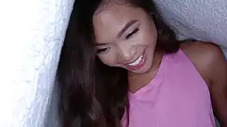 Fucking my cute asian step sister - Vina Sky & Johnny Love
