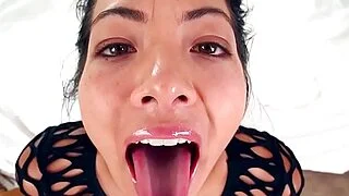 亚洲妓女视角，脸上喷精