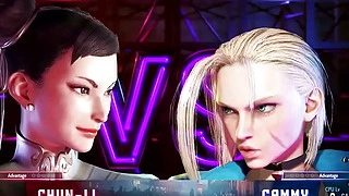 Chun-Li vs Cammy White (¿a quién prefieres? ¿A la chica asiática de grandes nalgas o a la chica inglesa de grandes nalgas?)