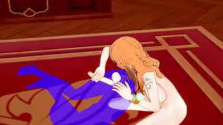 One Piece Hentai - Nami Rimjob and cowgirl - Japanese Asian Manga Anime Film Game Porn